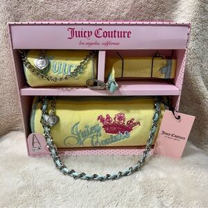 Limited Edition Juicy Couture Heritage 3 Piece Barrel Bag Gift Set